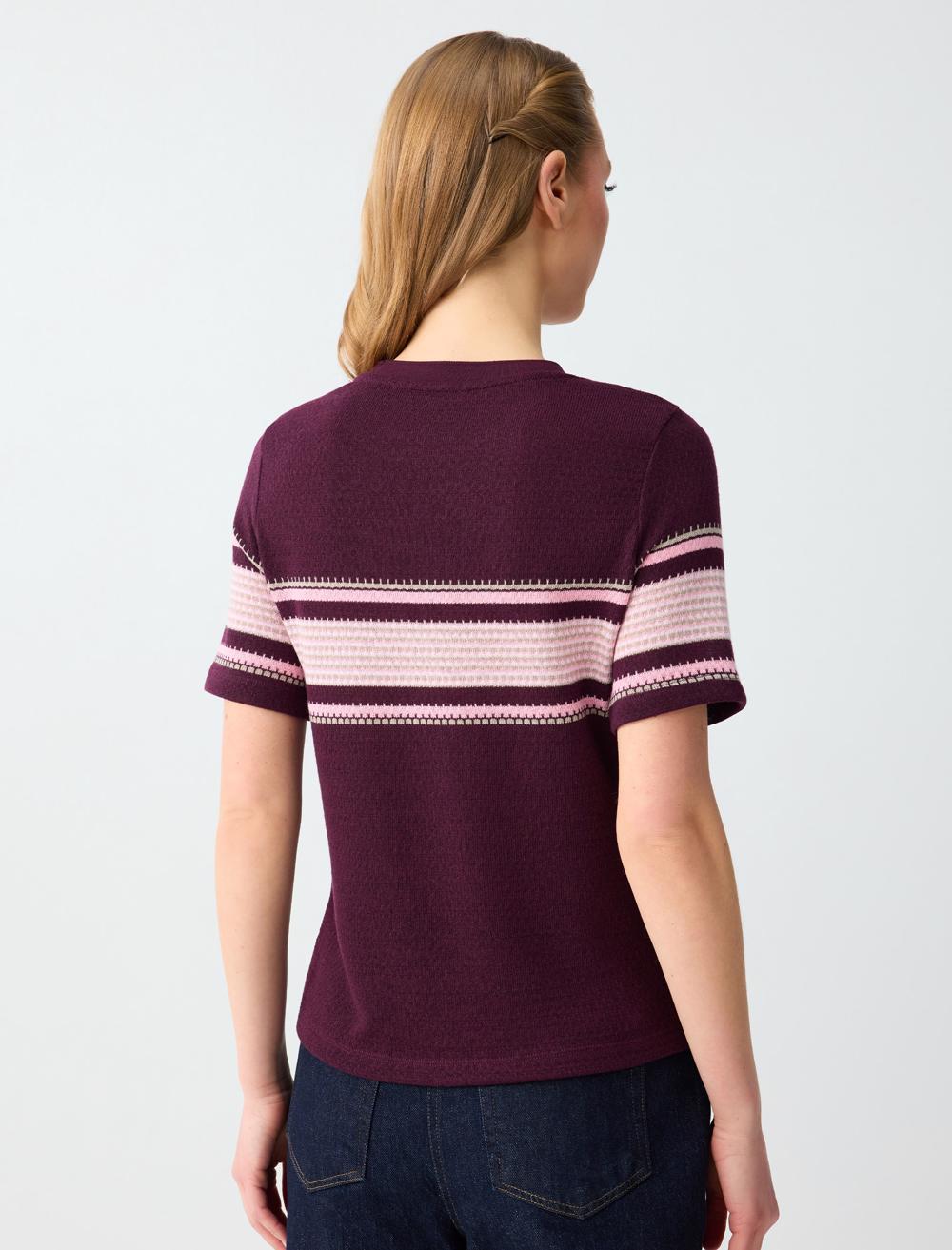 Ss Crew-neck Patterned - Clarroo