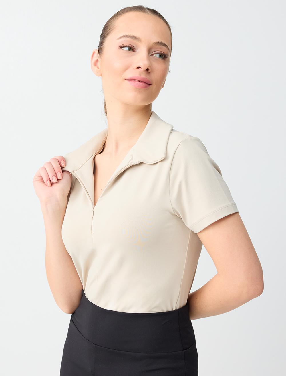 Ss Polo Slim Fit - Stone