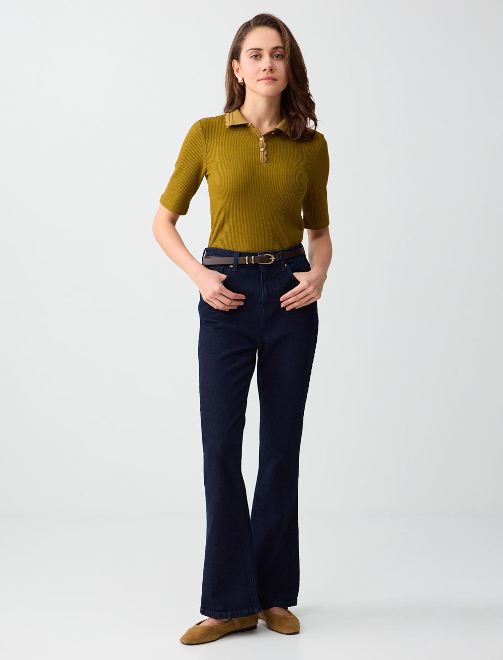 Normal Fit Trousers - Brown - 6SW185663986