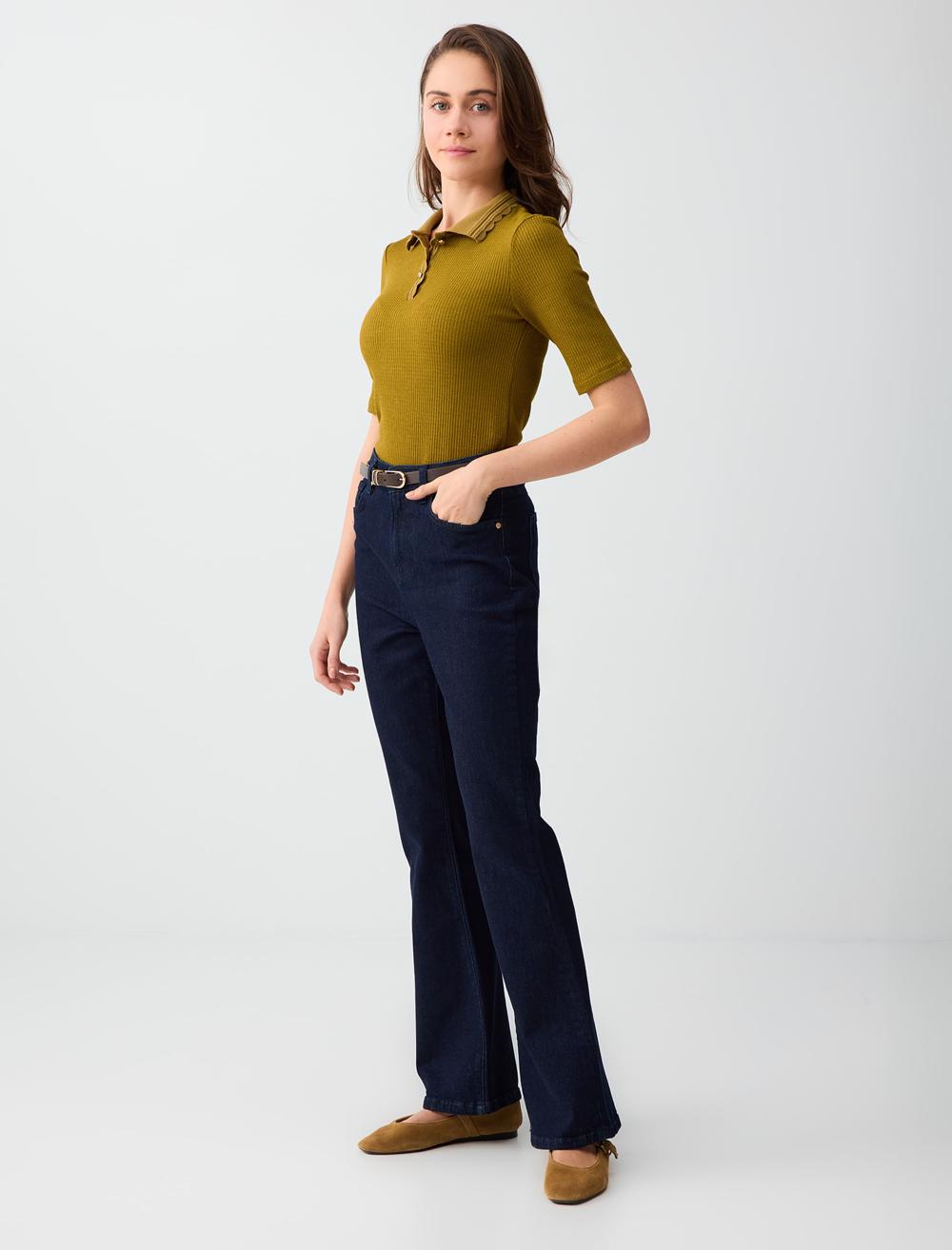 Normal Fit Trousers - Brown - 6SW185663986