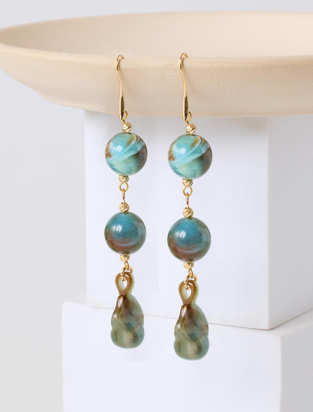 Earring - Blue - 6SW438210400