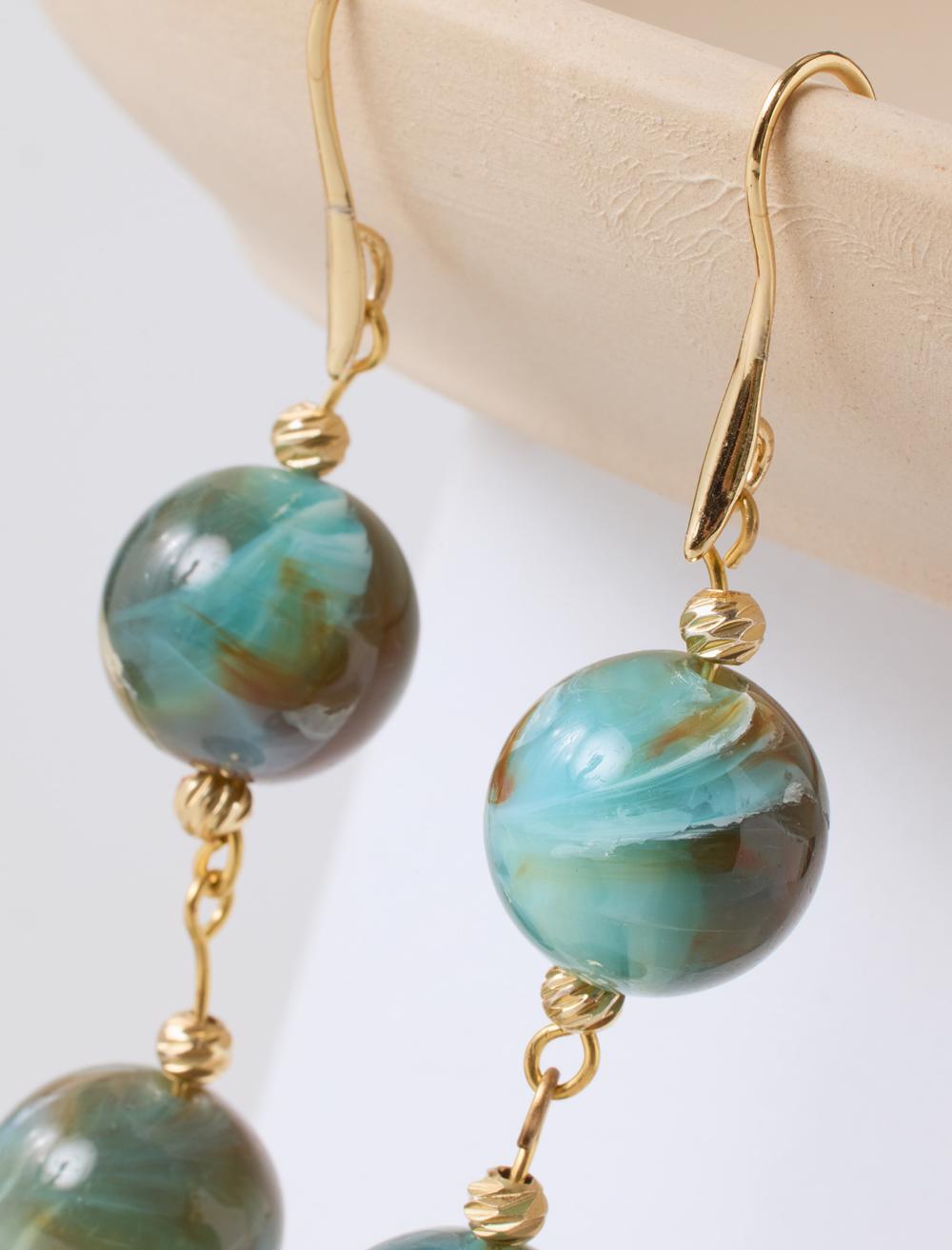 Earring - Blue - 6SW438210400