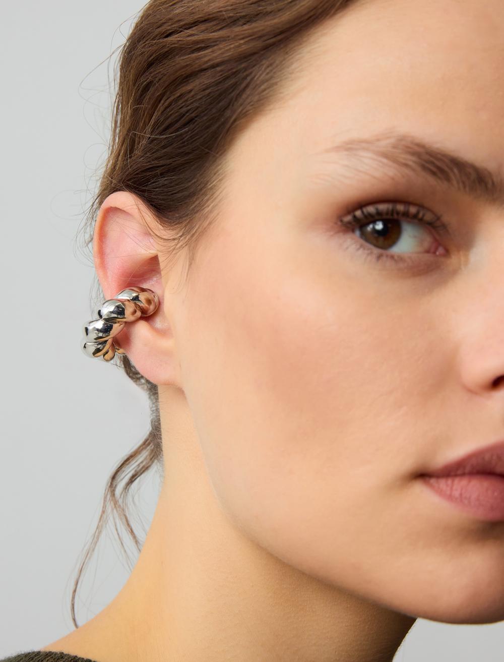 Earring - Silver-Coloured