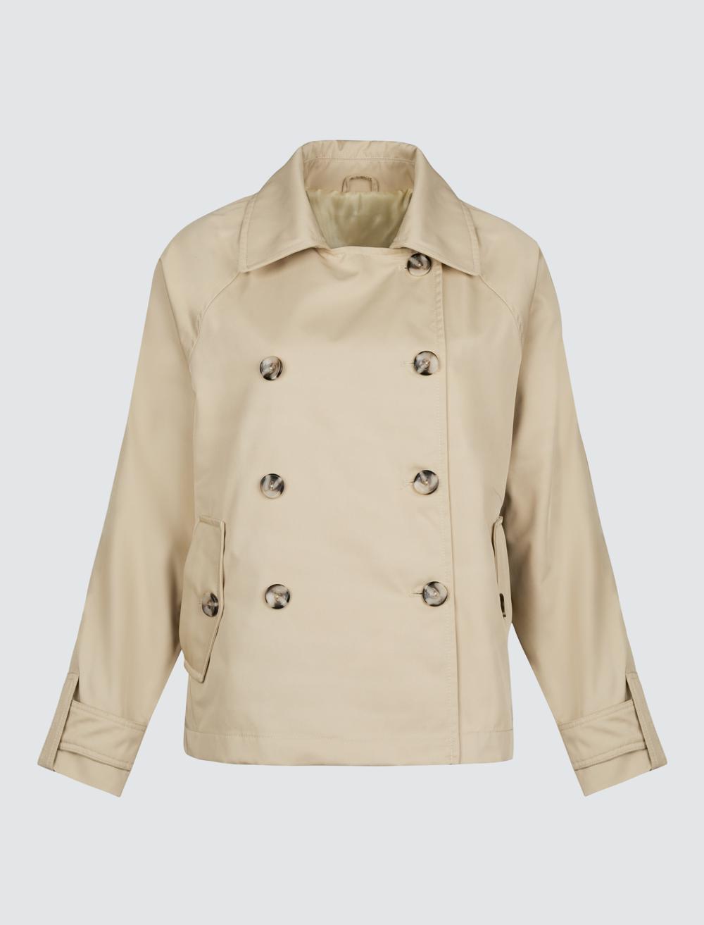 Cache-Coeur Long-Sleeve Trenchcoat - 24WU150002
