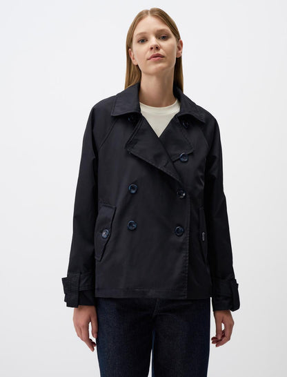 Jacket Collar Short Trench Coat