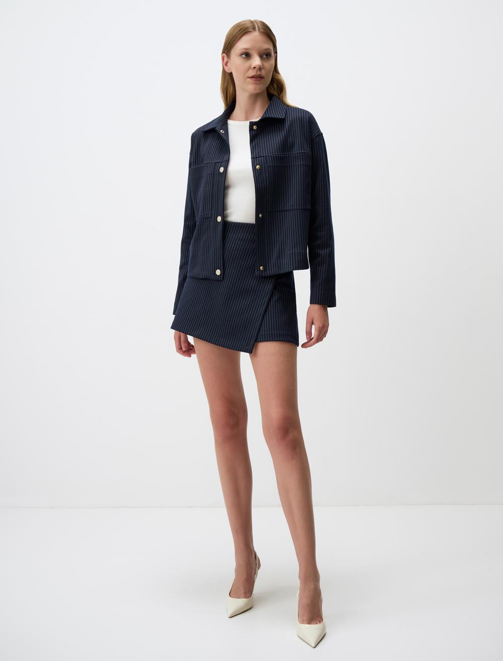 Long-Sleeve Jacket - Dark Blue - 4WW010917494
