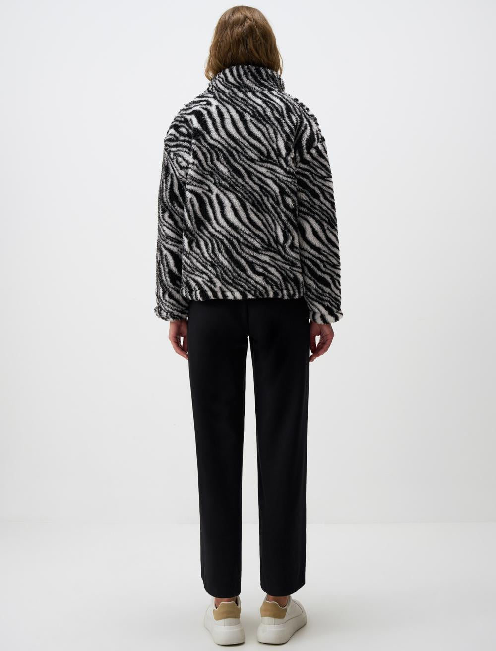 High Collar Long-Sleeve Jacket - 4WW101288