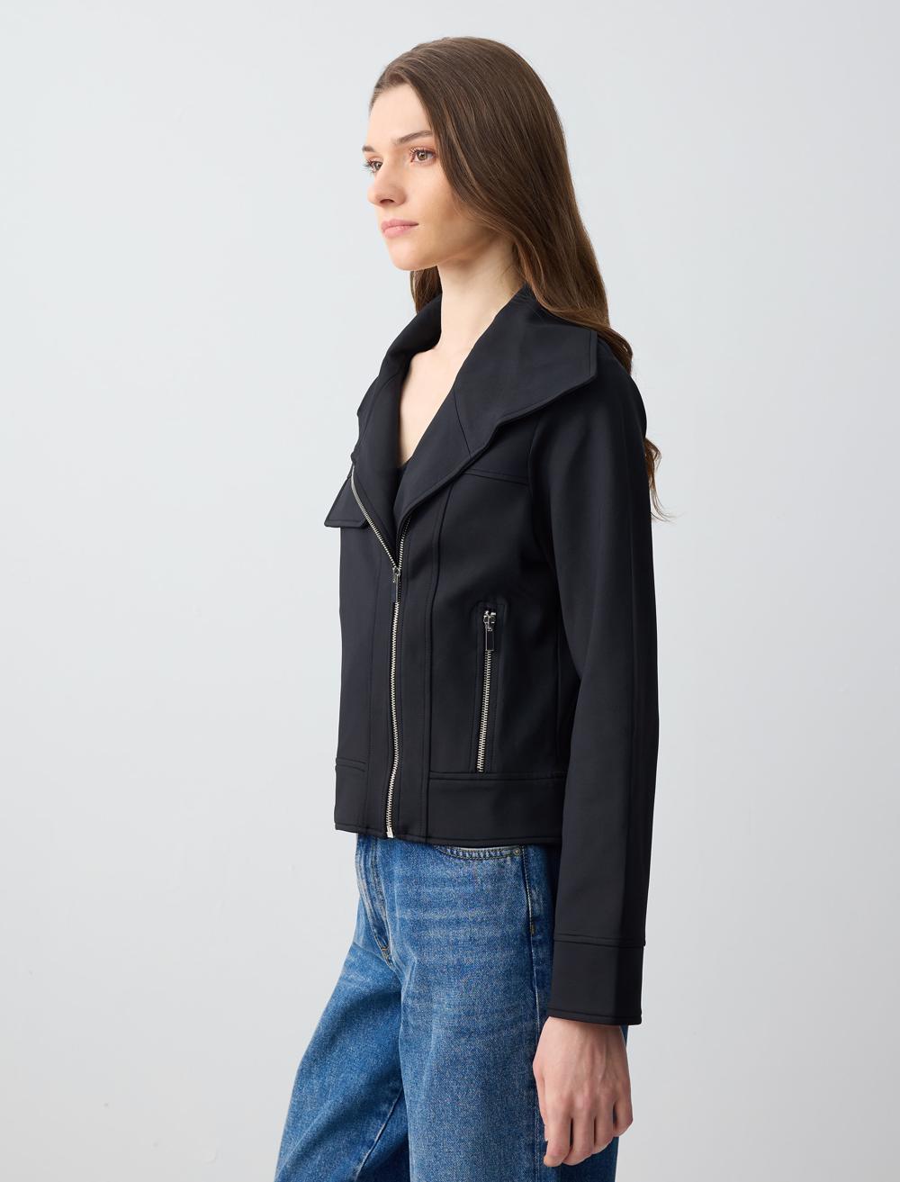 Long-Sleeve Jacket - Black - 5SW053169900