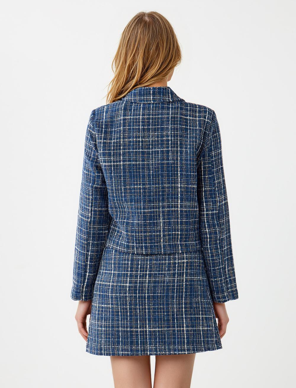 Slim Fit Shirt Collar Long-Sleeve Jacket - 5WW054867