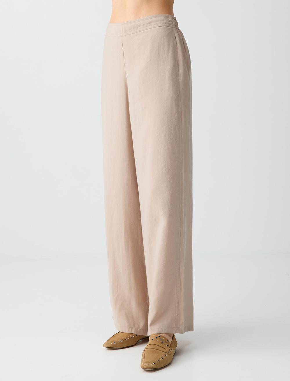 Normal Fit Trousers - Beige - 6SW185654927
