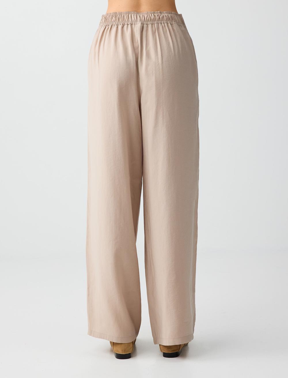 Normal Fit Trousers - Beige - 6SW185654927