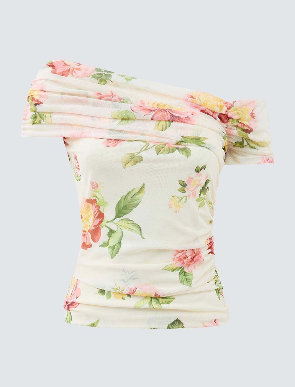 Slim Fit Sleeveless-Sleeve Blouse - 5SW033824