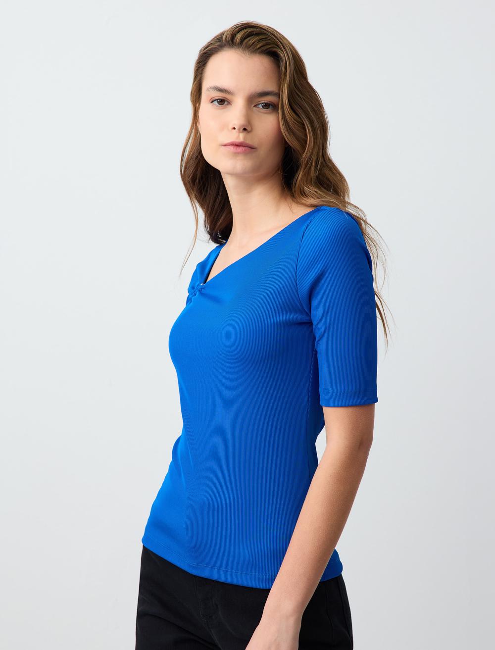 Slim Fit Blouse - 5SW033598