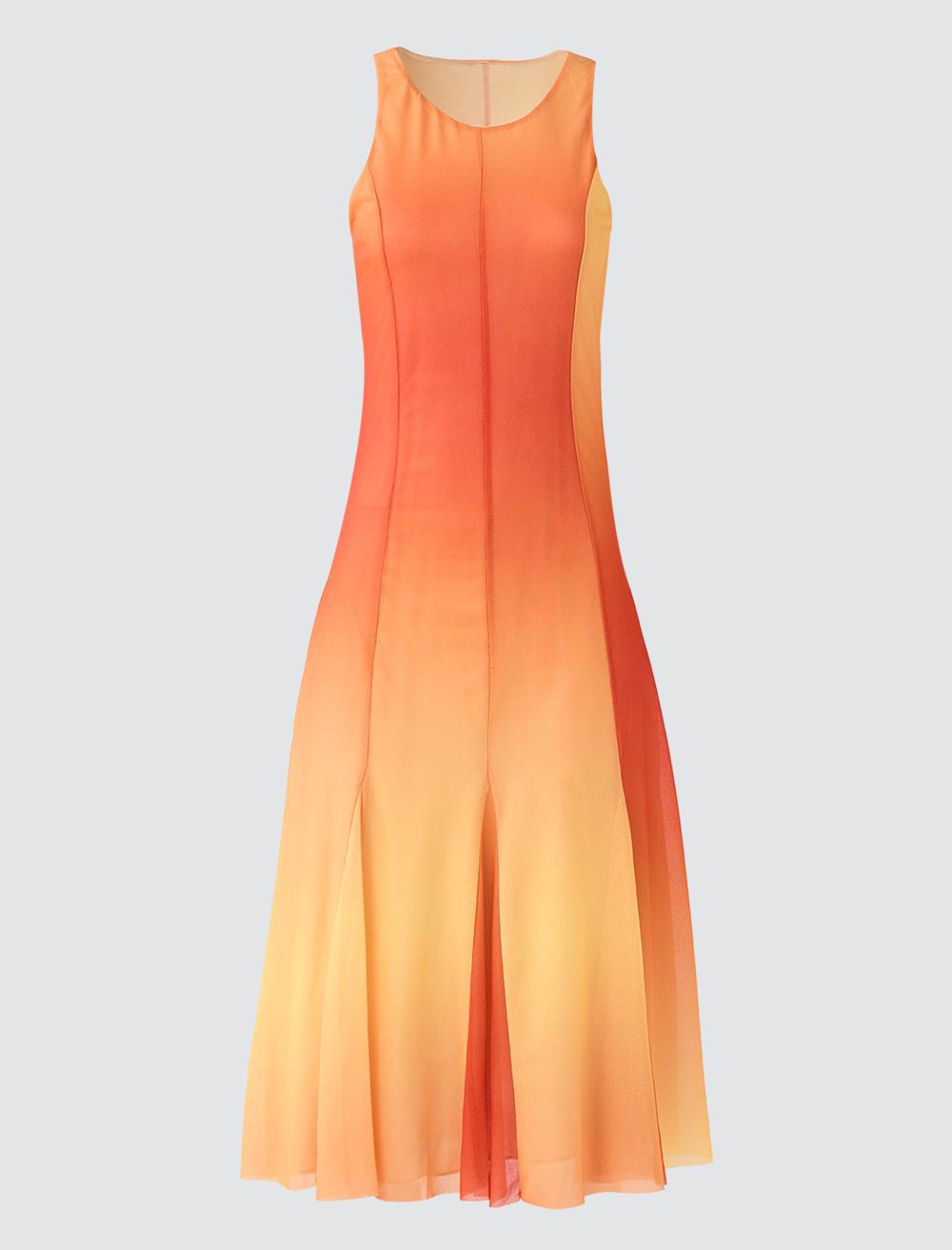 Slim Fit Crew Neck Sleeveless-Sleeve Dress - 5SW064780