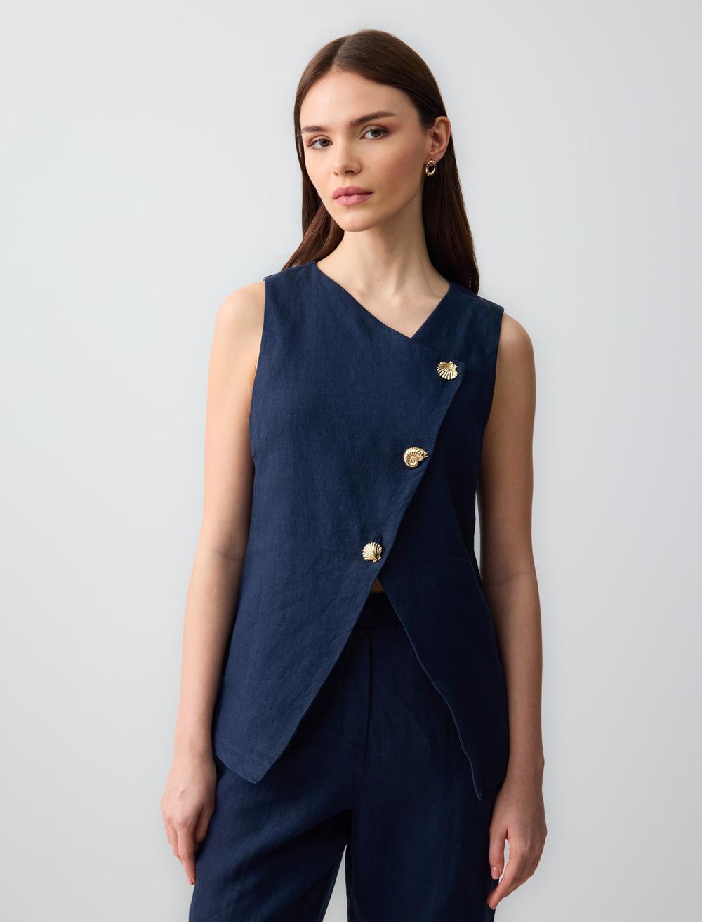 Slim Fit Waistcoat - 5SW303236