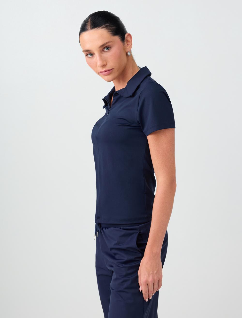 Ss Polo Slim Fit - Dark Blue