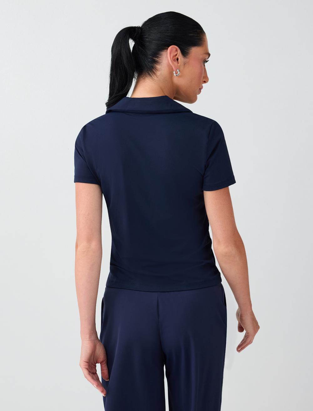 Ss Polo Slim Fit - Dark Blue
