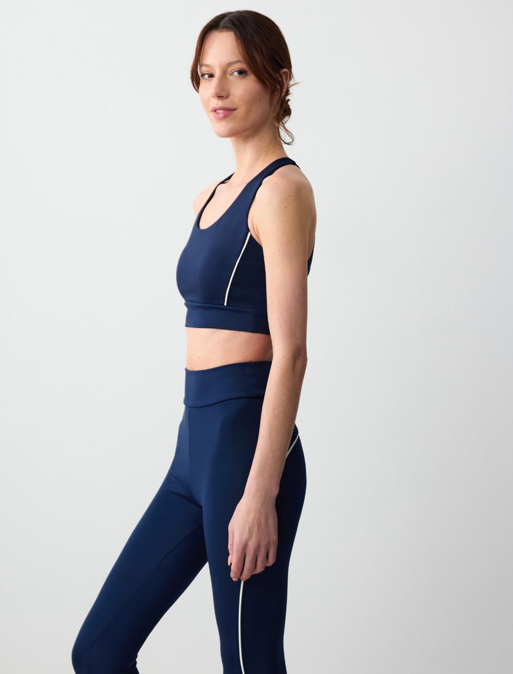 Slim Fit Scoop Neck Sleeveless-Sleeve Bralette - 5SW042390