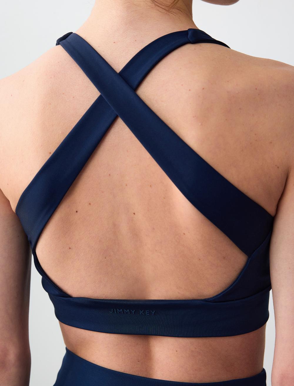 Slim Fit Scoop Neck Sleeveless-Sleeve Bralette - 5SW042390