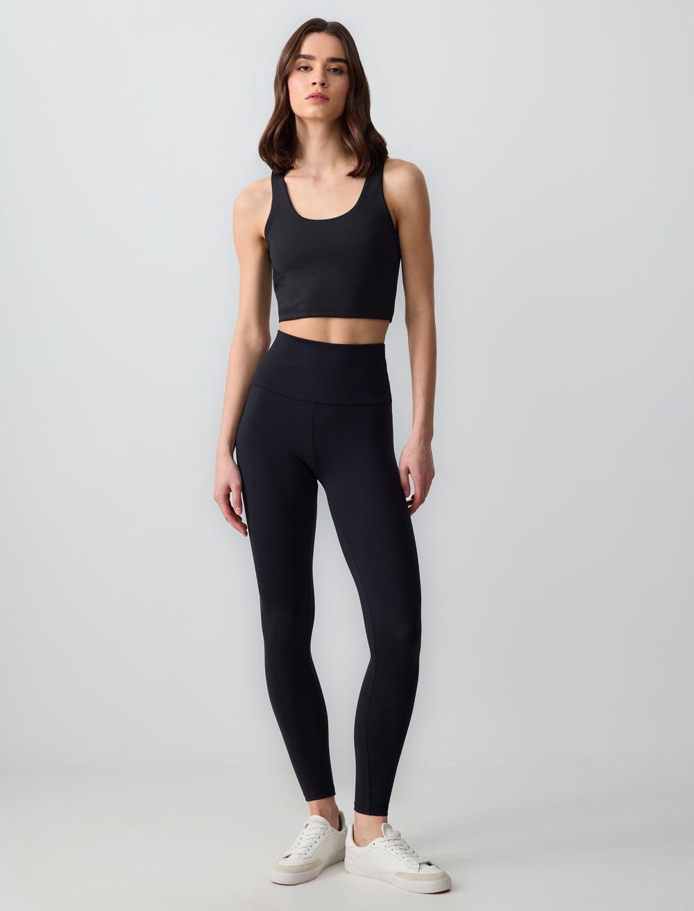 Slim Fit Scoop Neck Sleeveless-Sleeve Bralette - 5SW042392