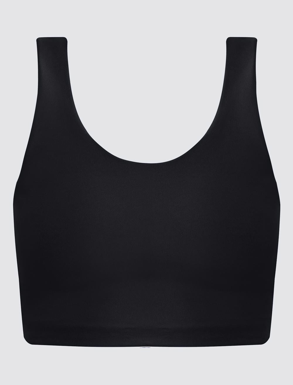 Slim Fit Scoop Neck Sleeveless-Sleeve Bralette - 5SW042392