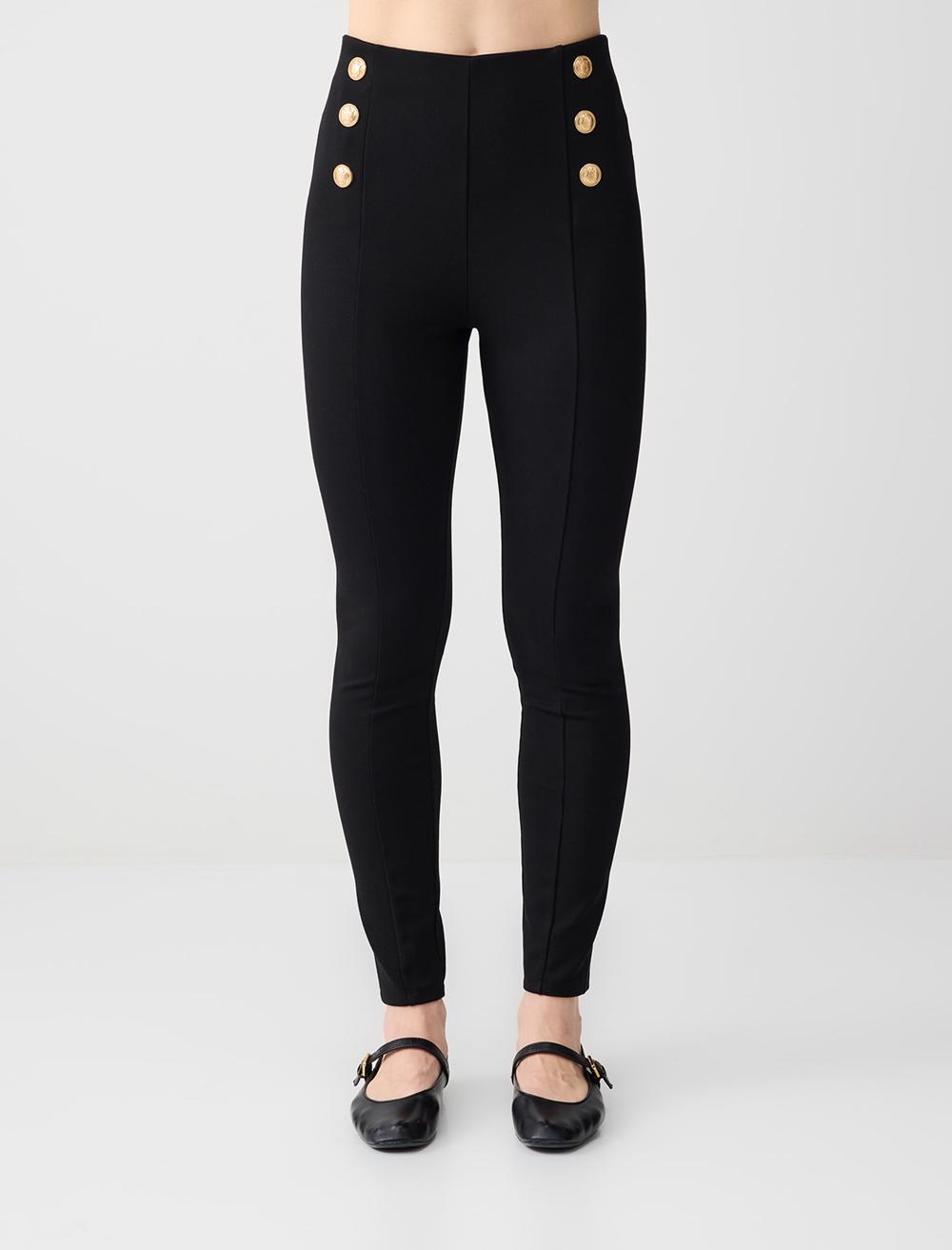 Slim Fit Leggings - Black - 6SW255451900