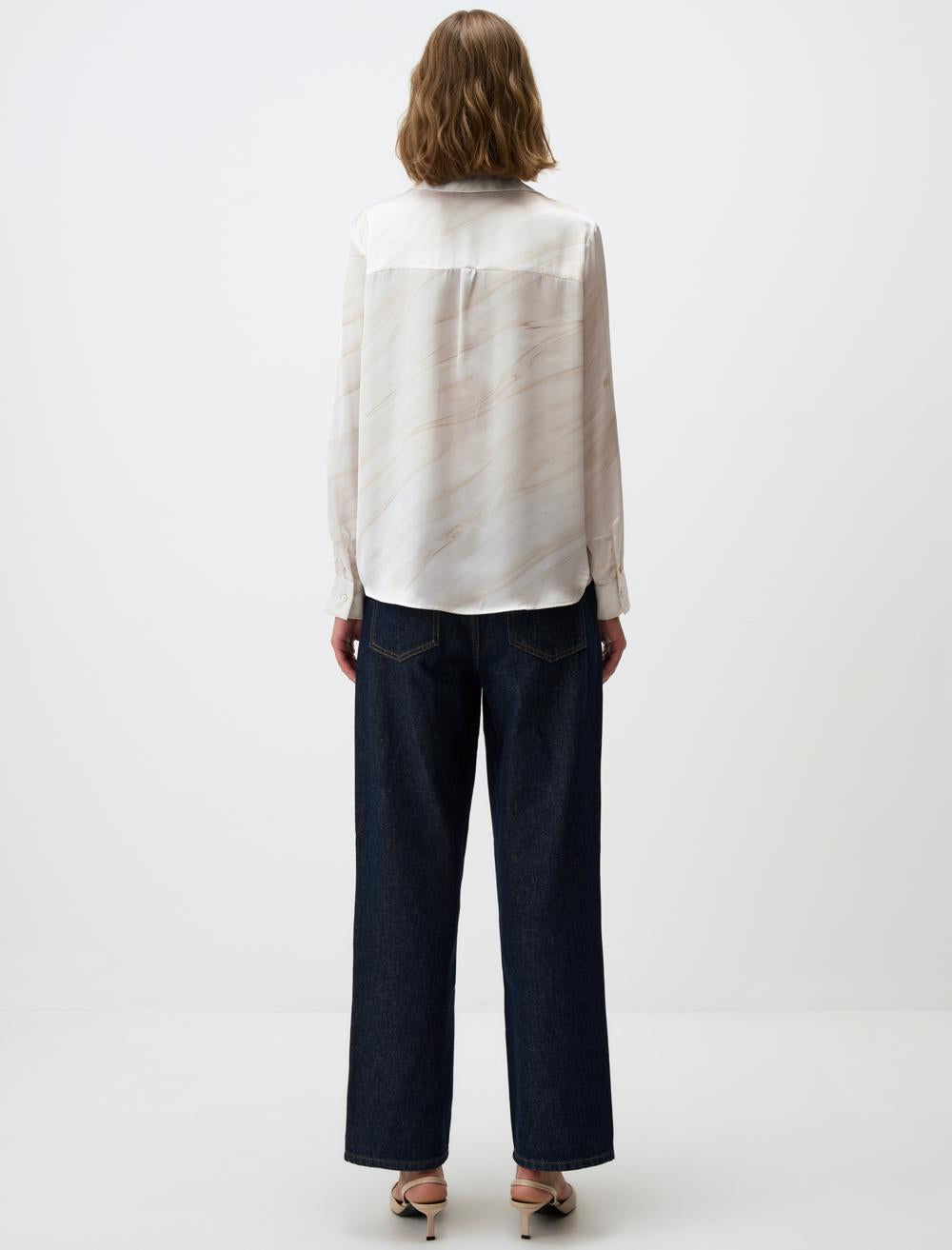Shirt Collar Long-Sleeve Shirt - 4WW171777