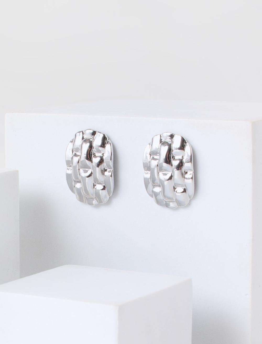 Earring - Silver-coloured - 6SW438534161