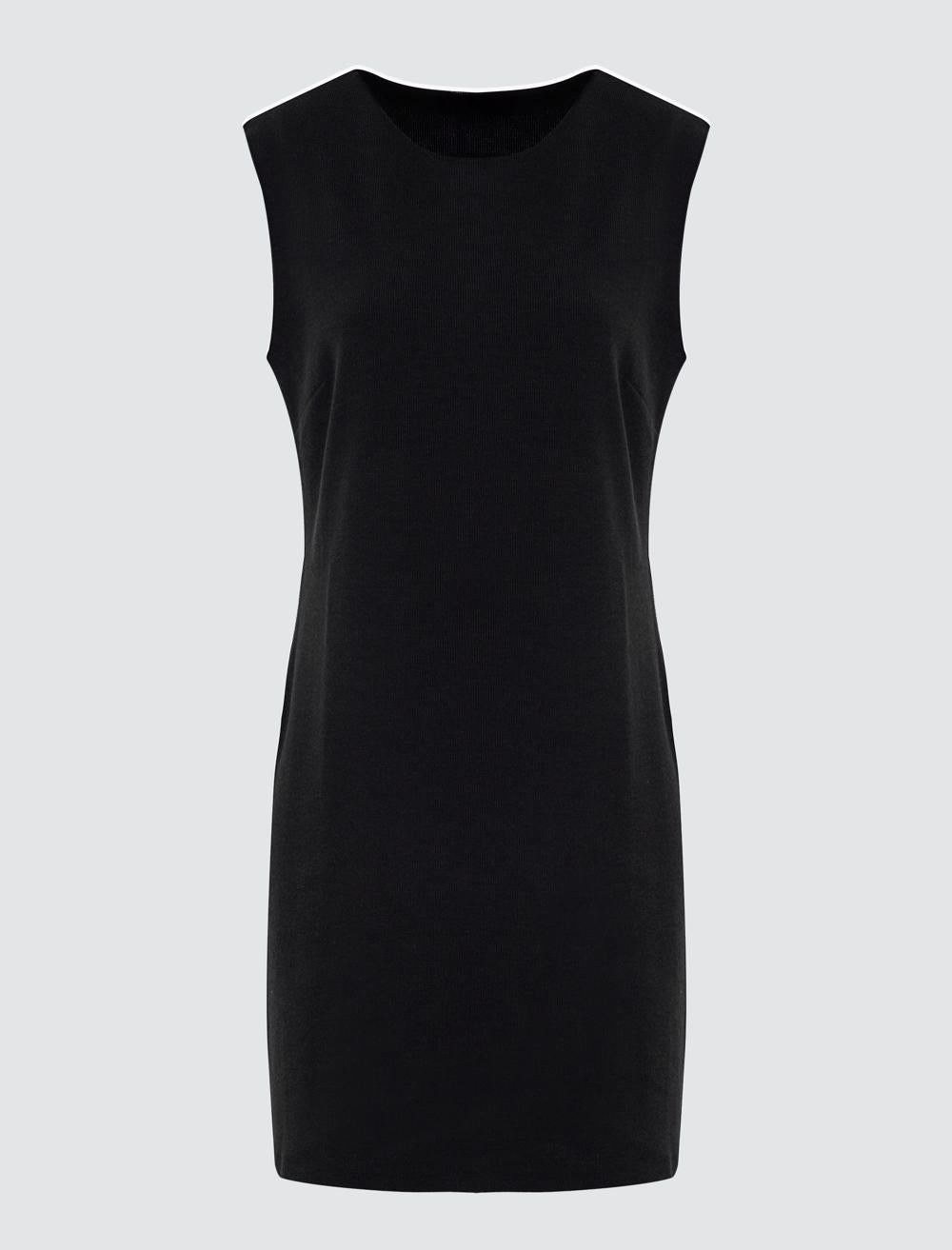 Crew Neck Sleeveless-Sleeve Dress - 5SW065008