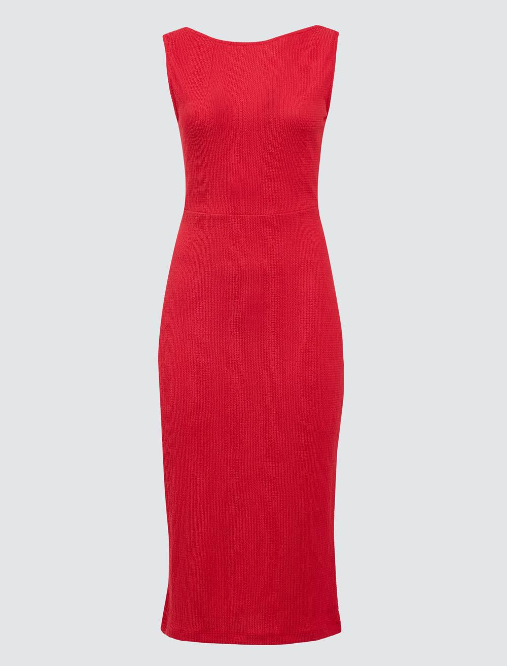 Off-The-Shoulder Sleeveless-Sleeve Dress - 5SW064991