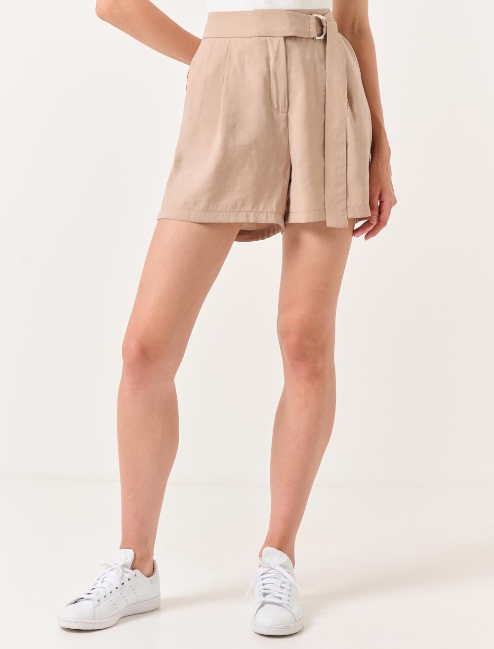 Straight Fit Normal Waist Straight Voile Short - 23SS1013V2