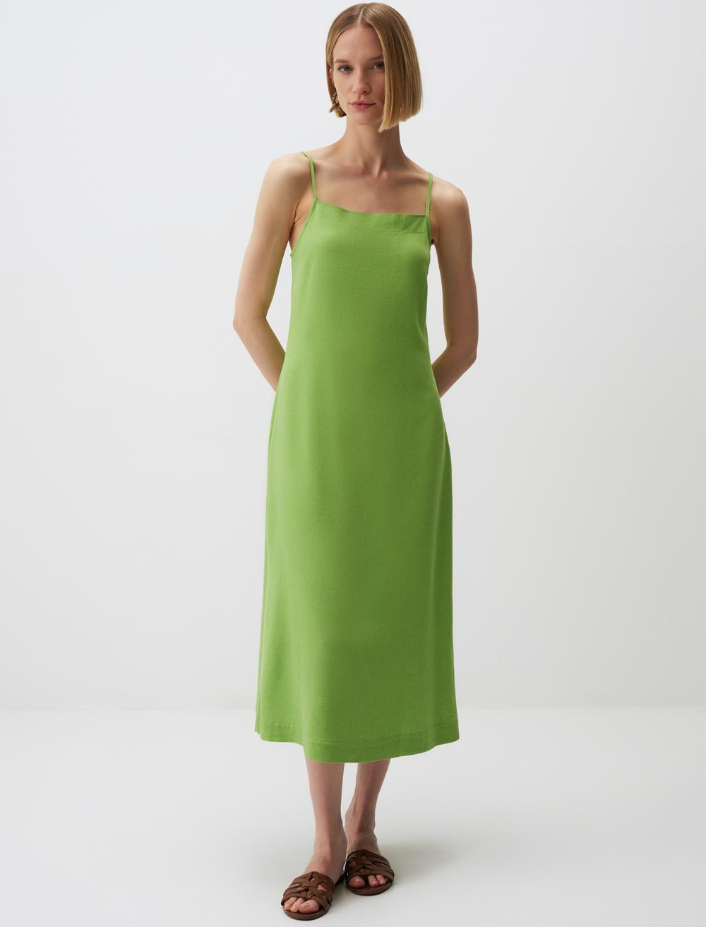 Spaghetti Straps-Sleeve Dress