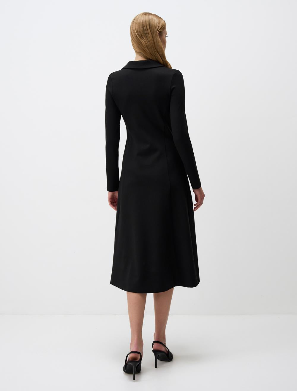 Polo Shirt Long-Sleeve Dress - 4WW131341