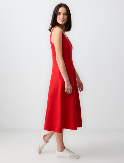 Woven Red Dress