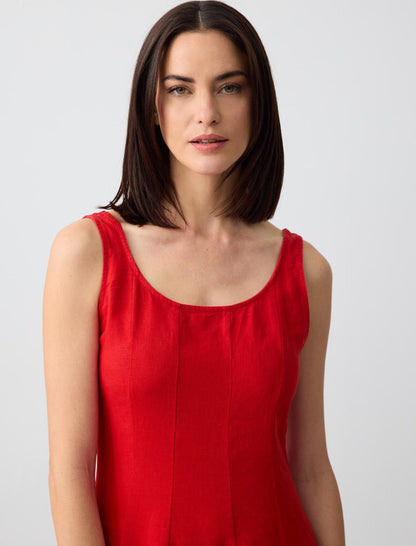 Woven Red Dress