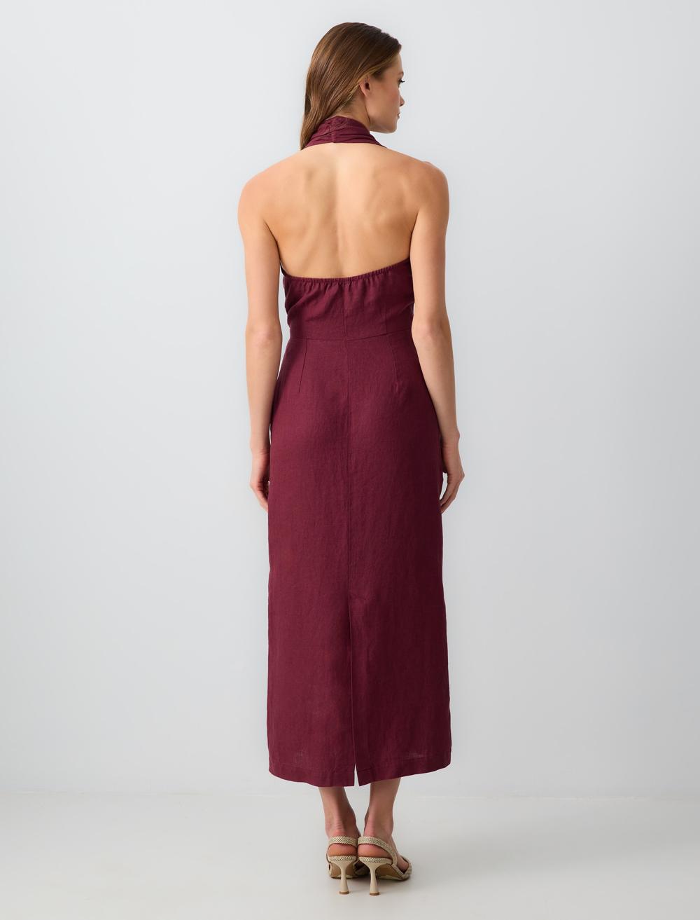 Slim Fit Sleeveless-Sleeve Dress - 5SW063111