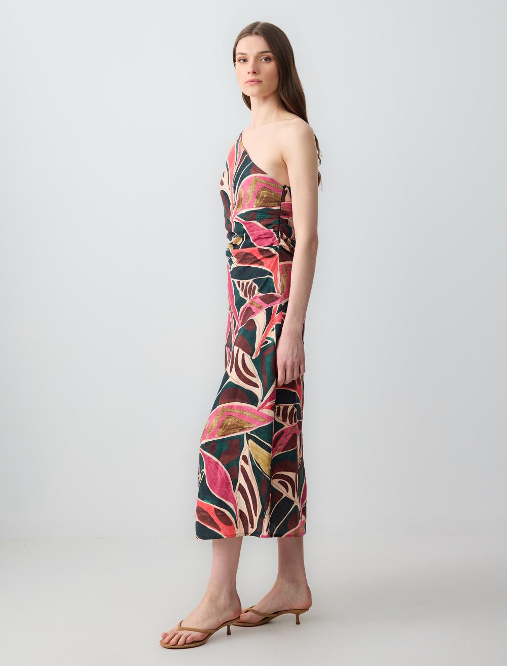 Slim Fit Dress - Multi-Coloured - 5SW063202999