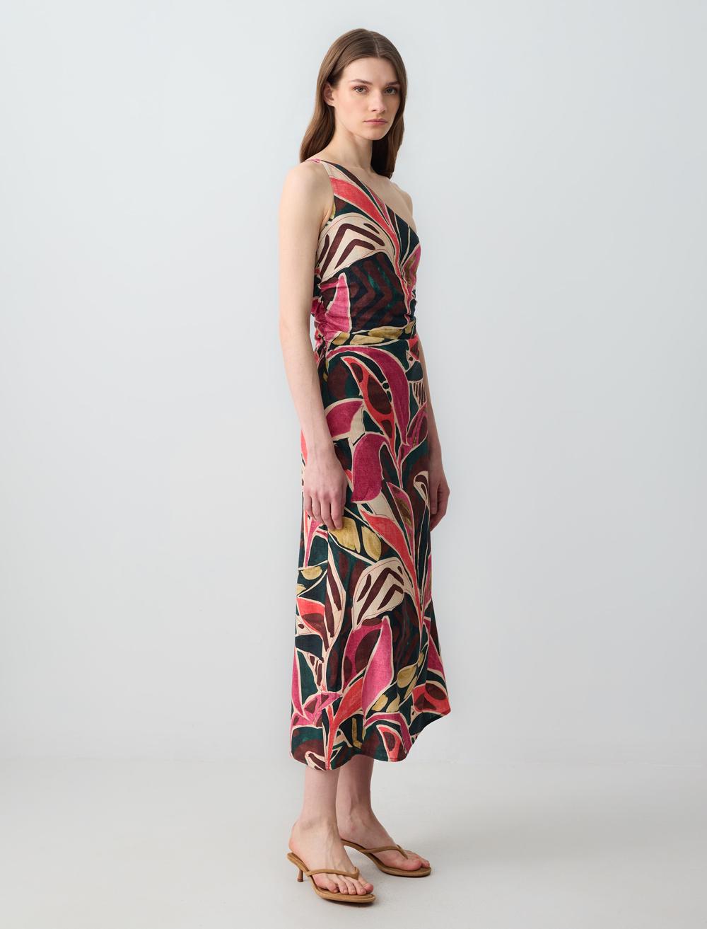Slim Fit Dress - Multi-Coloured - 5SW063202999