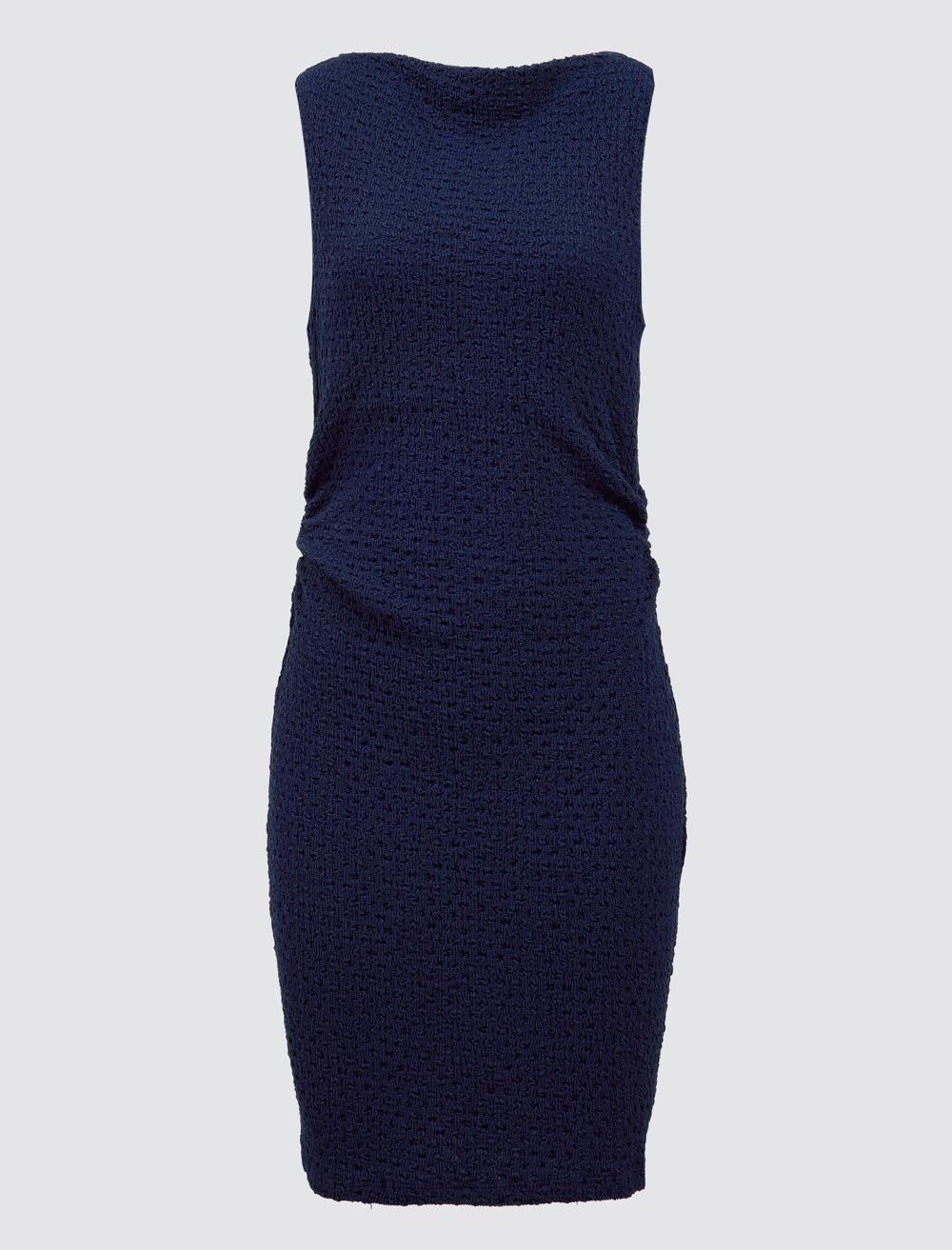 Slim Fit Off-The-Shoulder Sleeveless-Sleeve Dress - 5SW064424