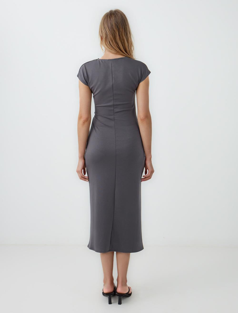 Crew Neck Short-Sleeve Dress - 5SW065307