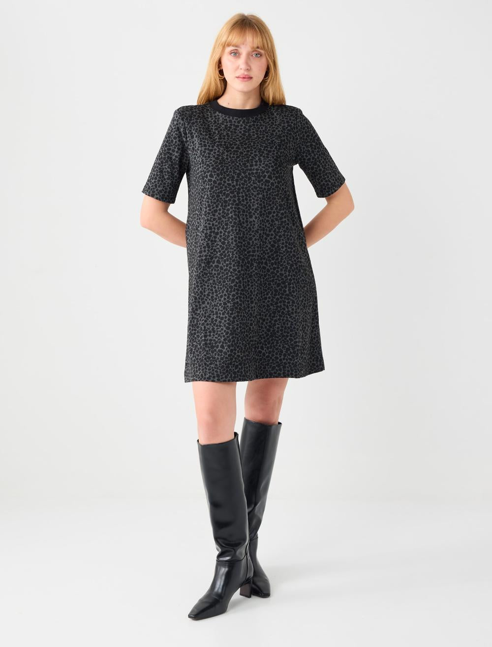 Crew Neck Dress - 5WW062257