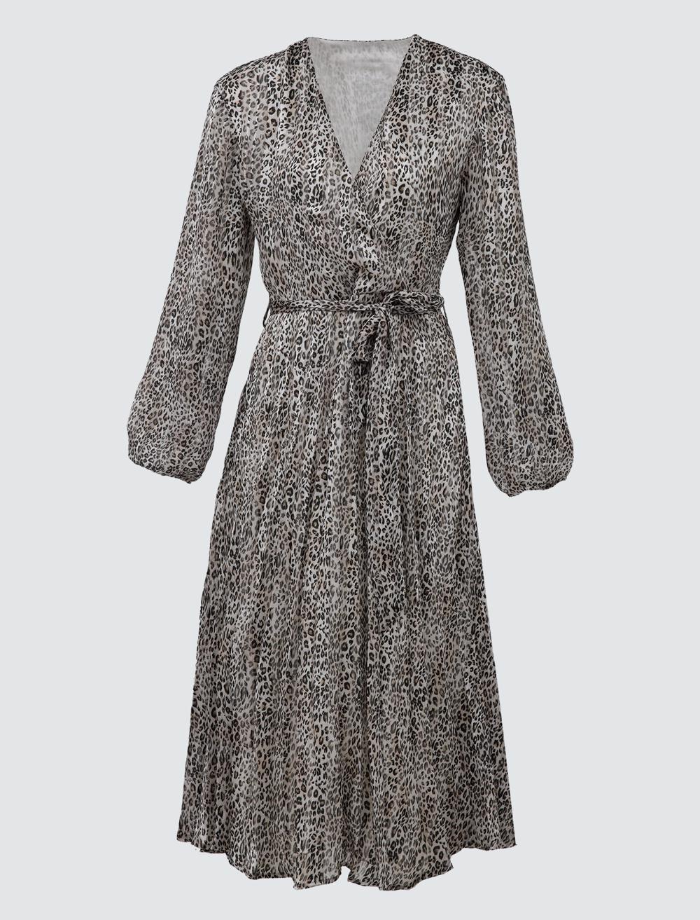 Cache-Coeur Long-Sleeve Dress - 5WW065194