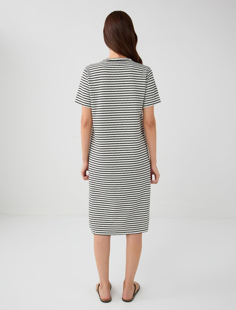 Crew Neck Short-Sleeve Dress - 5WW065326