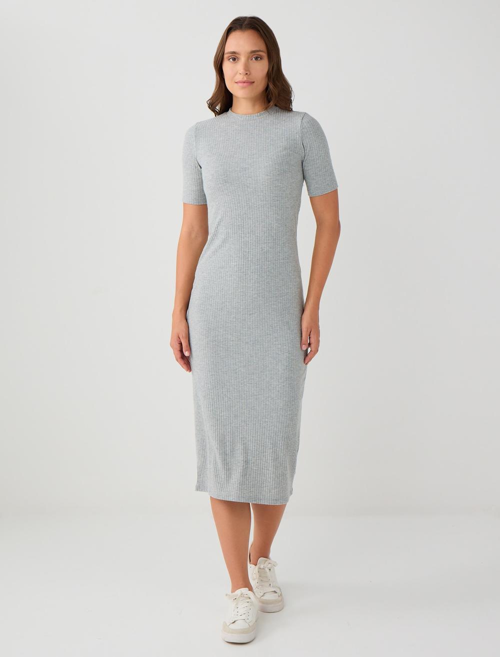 Crew Neck Short-Sleeve Dress - 5WW065575