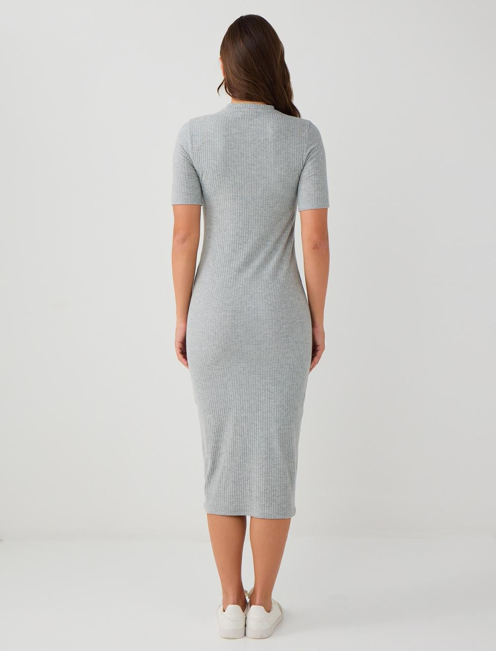 Crew Neck Short-Sleeve Dress - 5WW065575