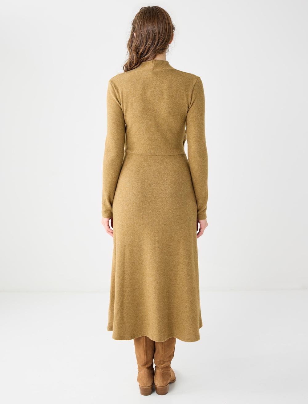 Cache-Coeur Long-Sleeve Dress - 5WW065875