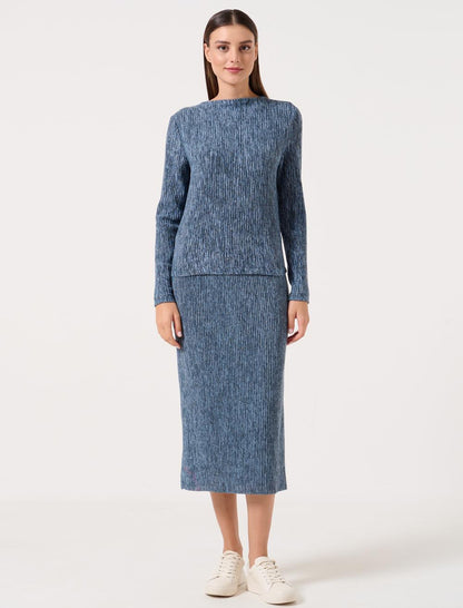 Slim Fit Normal Waist Midi Skirt