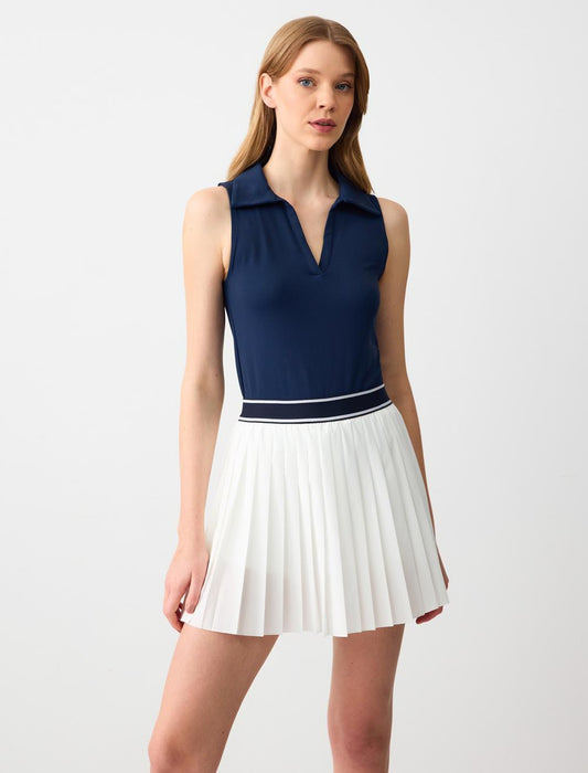  Knitted White Skirt