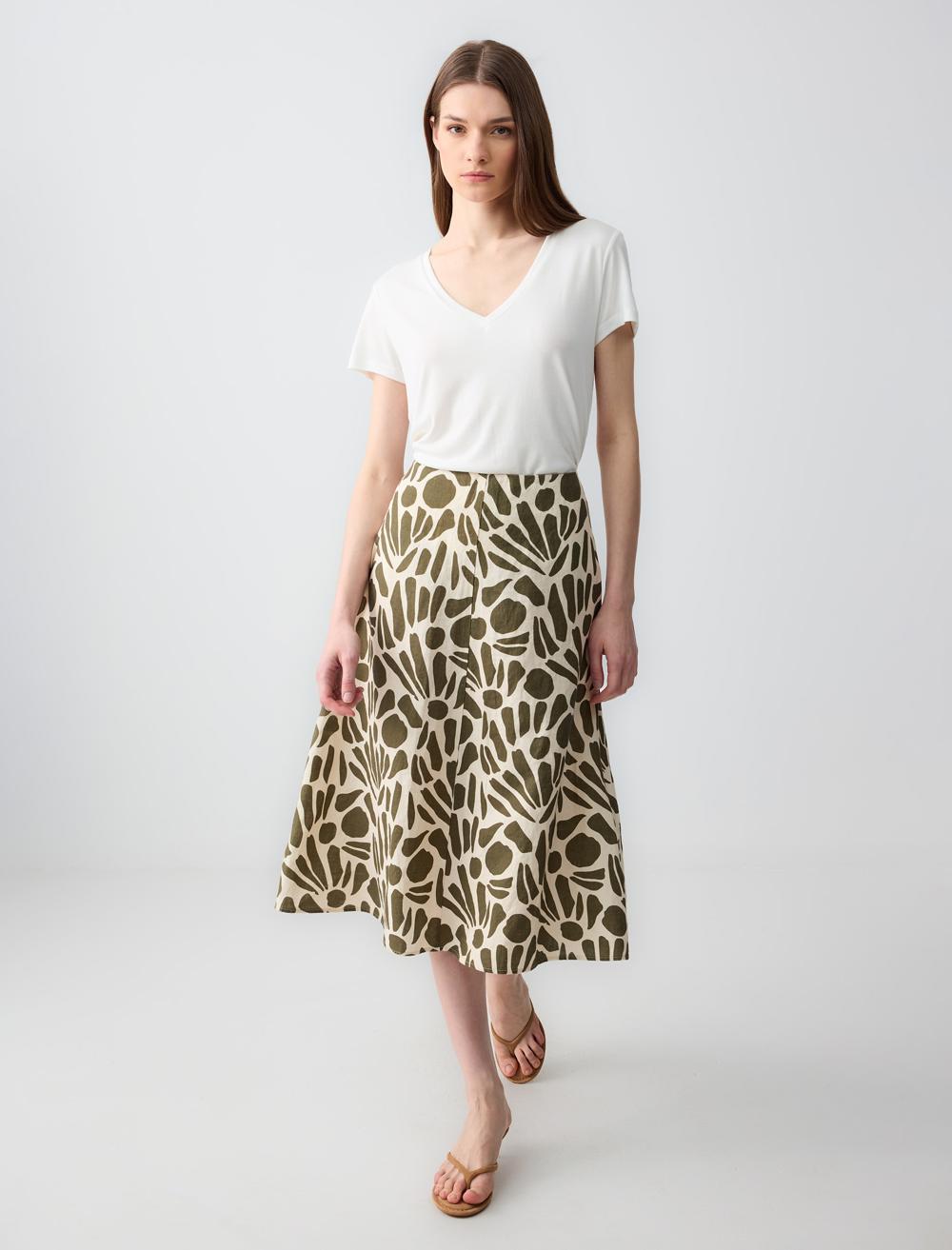 Loose Fit Skirt - 5SW073537