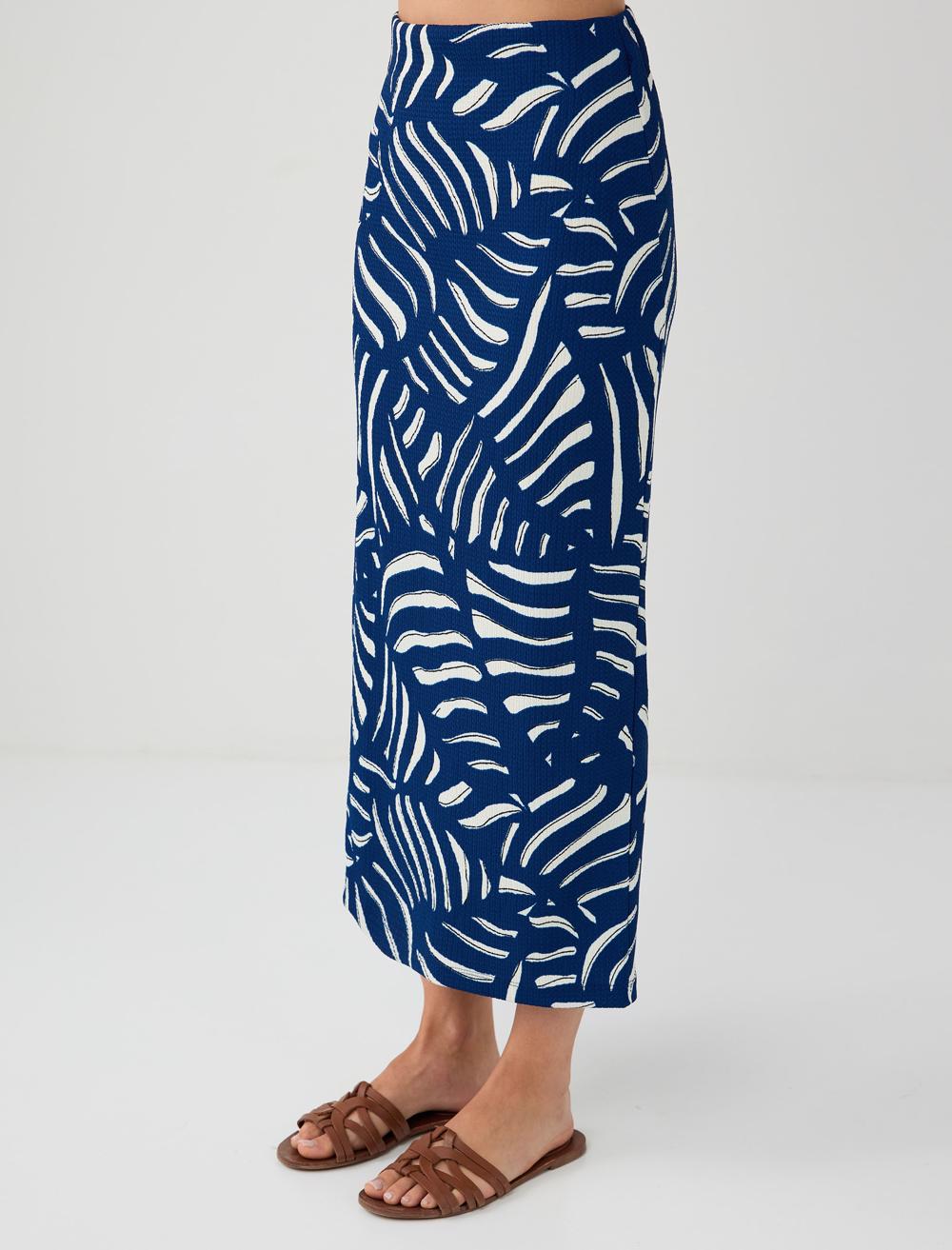 Skirt - Dark Blue - 5WW075344494